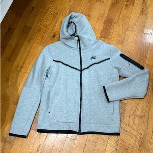Nike Gray Zip-Up Hoodie
